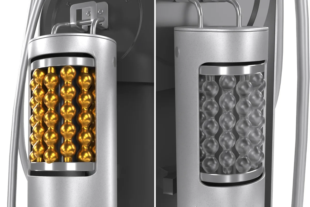 Die beiden Applikatoren des ROLLERSHAPE mit Kugelwalzen, Produktabbildungen