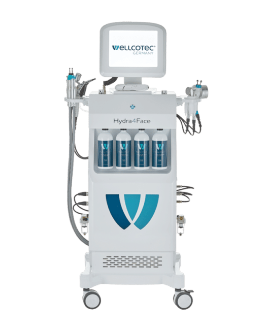 Aquafacial Gerät HYDRA4FACE 300 von WELLCOTEC - Frontansicht Homepage