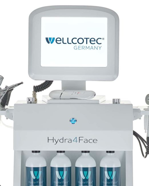 Aquafacial Gerät HYDRA4FACE 300 von WELLCOTEC - Video Slider